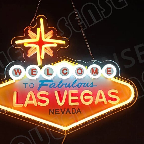 LAS VEGAS NEVADA NEON LED SIGN - Picture 3 of 4